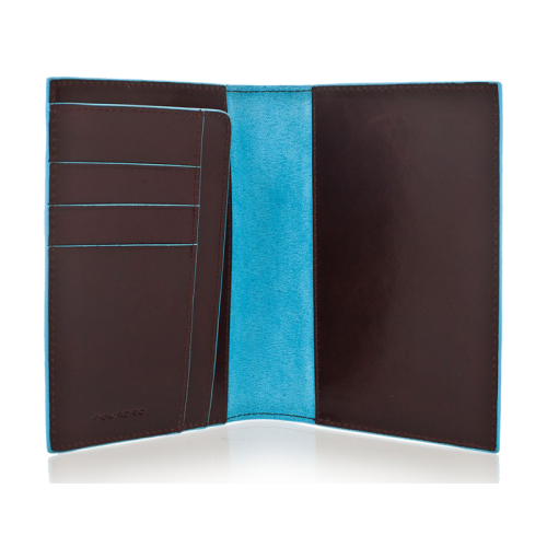 Обложка для паспорта Piquadro PP1660B2/MO коричневая Blue Square 14 x 10,5 x 1,2 см