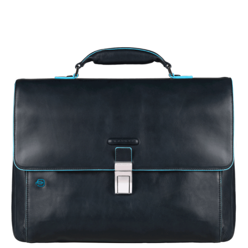 Кожаная сумка Piquadro Blue Square CA3111B2/BLU2 41 x 30 x 10 см