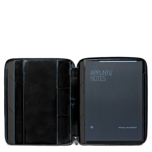 Кожаная папка Piquadro PB1164B2/N для документов А4 и планшета черная32 x 27 x 2 см