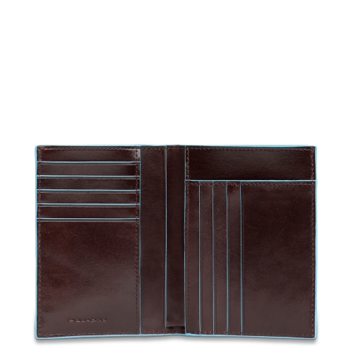 Чехол Piquadro PU1393B2/MO для банковских карт вертикальный коричневый12,5 x 9,5 x 1,5 см