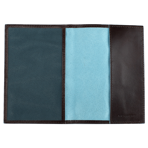 Обложка для паспорта Piquadro PP5255B2/MO коричневая Blue Square 13,5 х 9 х 0,5 см