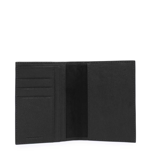 Обложка для паспорта Piquadro PP1660B3/N черная Black Square 10,5 x 14 x 1,2 см