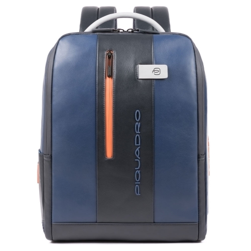 Бизнес-рюкзак кожаный Piquadro CA4818UB00/BLGR сине-серый Urban 41,5 x 31 x 12 см