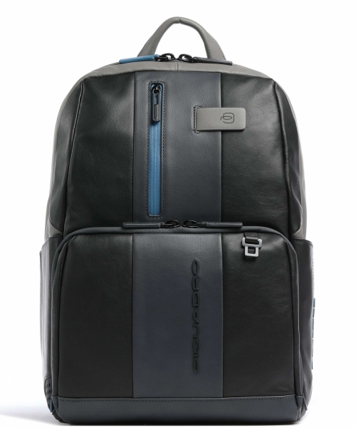 Бизнес-рюкзак кожаный Piquadro CA3214UB00BM/NGR серо-черный Urban 39 x 29 x 15 см