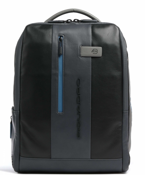 Бизнес-рюкзак кожаный Piquadro CA4818UB00/NGR серо-черный Urban 41,5 x 31 x 12 см