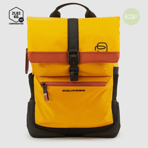 Мужской рюкзак Piquadro CA6144C2O/G нейлон желтый Corner 2.0 43 x 37 x 14 см