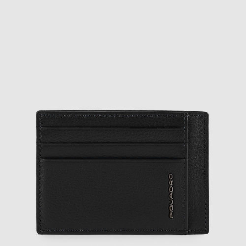 Чехол кожаный Piquadro PP2762MOSR/N для банковских карт черный11 x 8 x 0,5 см
