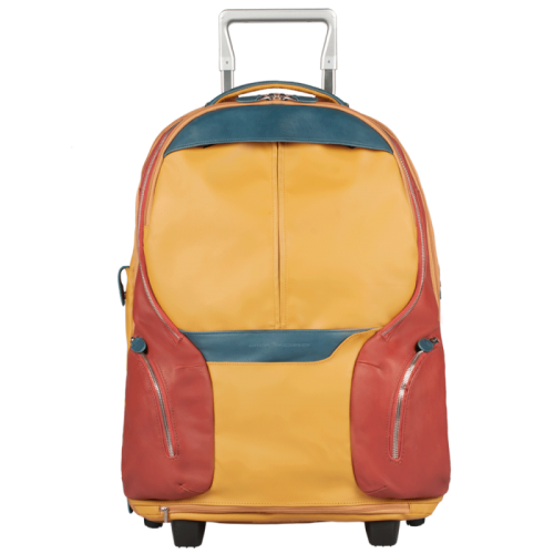 Дорожная сумка Piquadro BV3148OS/G кожа-синтетика желто-красная38 x 53 x 21 см
