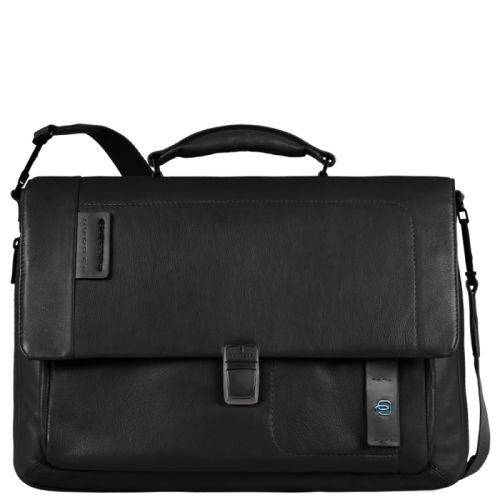 Портфель Piquadro CA3111P15/N кожаный черный41 x 29 x 12 см
