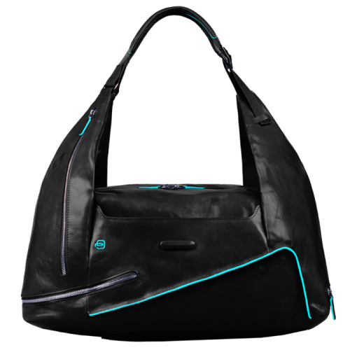 Сумка-рюкзак Piquadro CA3406B2/N кожаная черная 48 см48 x 23 x 30 см  