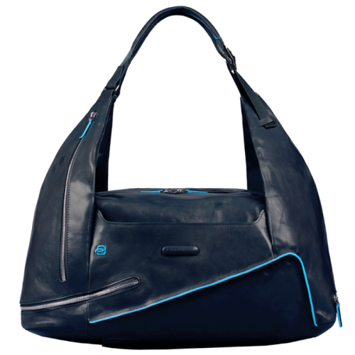 Сумка-рюкзак Piquadro CA3406B2/BLU2 кожаная темно-синяя 48 см48 x 23 x 30 см  
