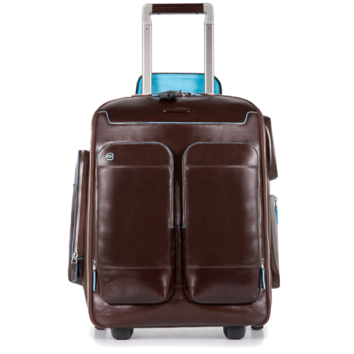 Дорожная сумка-рюкзак Piquadro CA3797B2/MO кожаная коричневая47,5 x 34 x 21 см