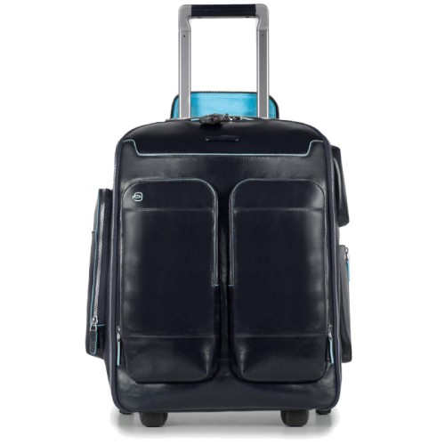 Дорожная сумка-рюкзак Piquadro CA3797B2/BLU2 кожаная темно-синяя47,5 x 34 x 21 см