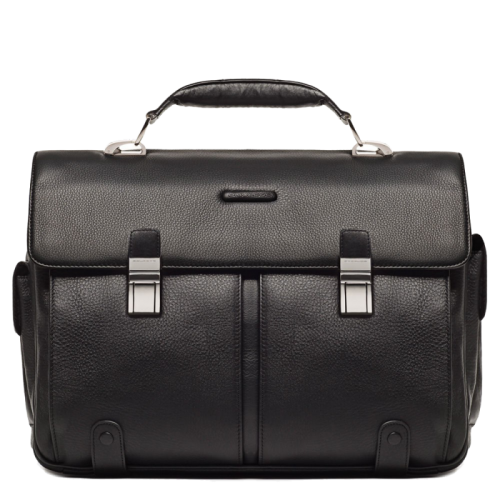 Портфель Piquadro CA1068MO/N кожаный черный Modus 43 х 31 х 13 см