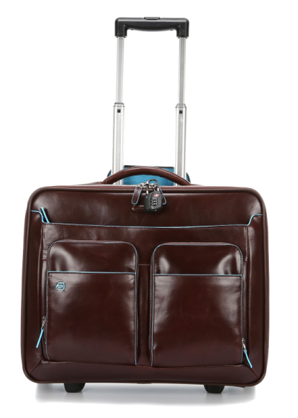 Дорожная сумка Piquadro CA3338B2/MO кожаная красно-коричневая45 x 41,5 x 23 см