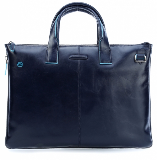 Синяя сумка 42 x 31 x 3 (10) см