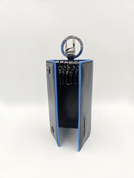 Ключница Piquadro PC1397B2/N черная Blue Square 6 х 12 х 2 см