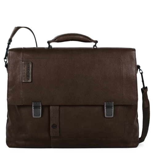 Портфель Piquadro CA4130P15S/TM кожаный коричневый43 x 32,5 x 10,5 см 