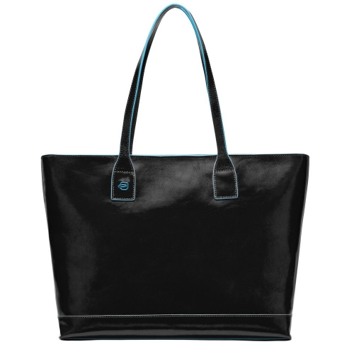 Женская сумка Piquadro BD3336B2/N кожаная черная Blue Square 35,5 x 29 x 16 см