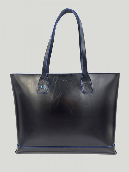 Женская сумка Piquadro BD3336B2/N кожаная черная35,5 x 29 x 16 см