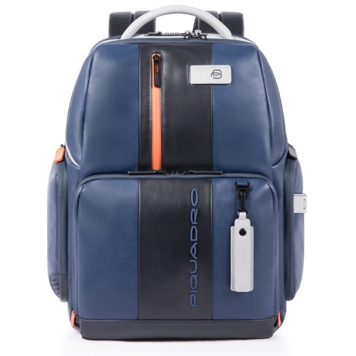 Мужской рюкзак с USB портомСерый, Синий44 x 34 x 19,5 см