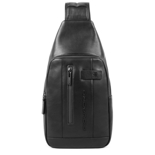 Рюкзак с одной лямкой Piquadro CA4536UB00/N кожаный черный38,5 x 20 x 7 см