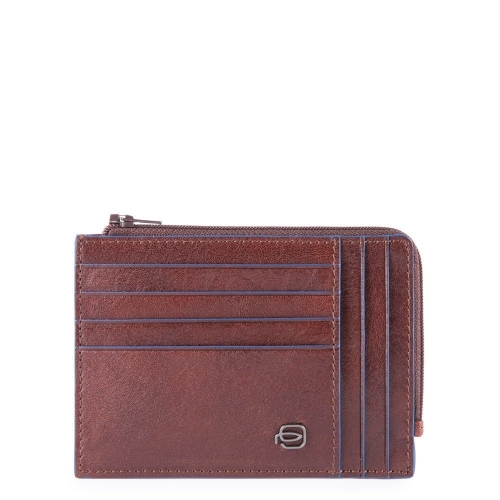 Кожаный чехол для банковских карт Piquadro PU1243B2SR/TM коричневый B2S 12,5 x 9 x 1 см 