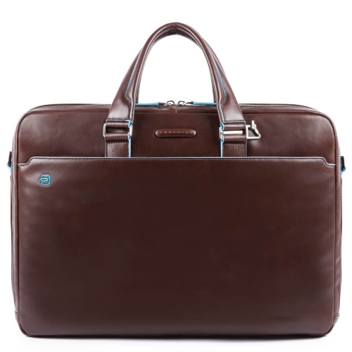 Кожаная сумка Piquadro CA4761B2/MO с двумя отделениями коричневая43 x 30 x 12 см