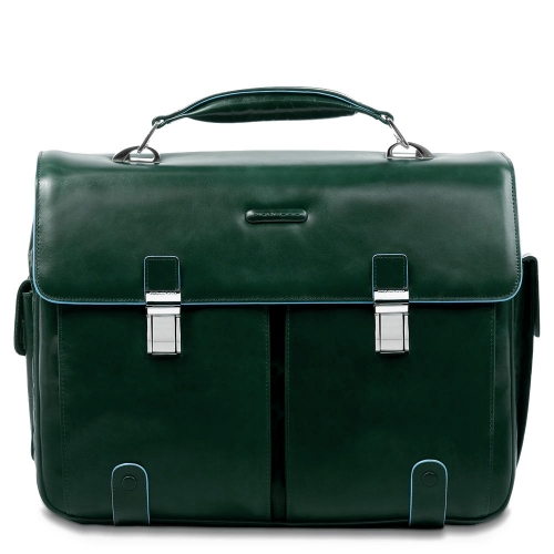 Портфель Piquadro CA1068B2/VE6 кожаный зеленый43 х 31 х 13 см