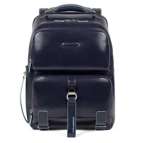 Бизнес-рюкзак Piquadro CA4894B2/BLU2 кожаный синий Blue Square  41 x 30 x 18 см