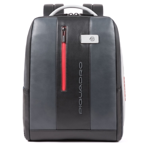 Бизнес-рюкзак кожаный Piquadro CA4818UB00/GRN черно-серый41,5 x 31 x 12 см