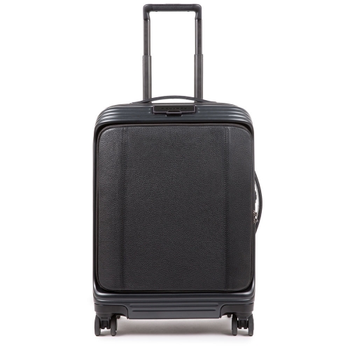 Премиальный бизнес чемодан для ручной клади Piquadro BV4426BIZLBM/N черный PiQBIZ 55 x 40 x 23 см