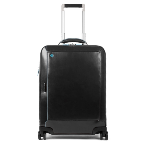 Кожаный чемодан на 4 колесиках Piquadro BV5004B2/N черный Blue Square 55 x 40 x 20 см