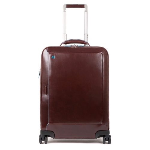 Кожаный чемодан на 4 колесиках Piquadro BV5004B2/MO коричневый Blue Square 55 x 40 x 20 см