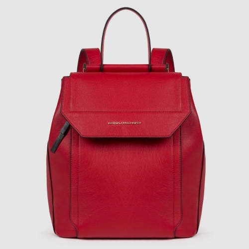 Женский кожаный рюкзак Piquadro CA4579W92/R3 ярко красный  Circle 32 x 25 x 16 см