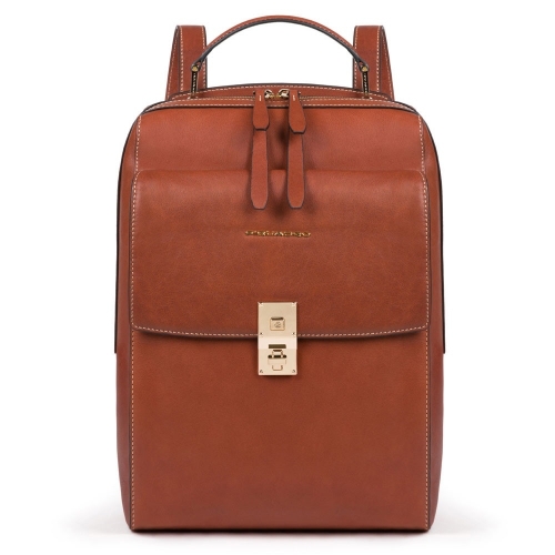 Рюкзак женский кожаный Piquadro CA5437DF/CU коричневый34 x 25,5 x 11 см