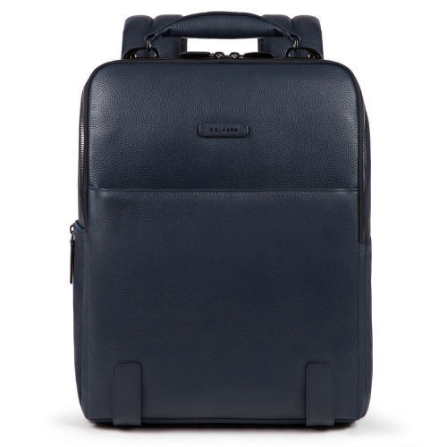 Кожаный мужской бизнес-рюкзак Piquadro CA4818MOS/BLU синий40 x 31 x 12 см