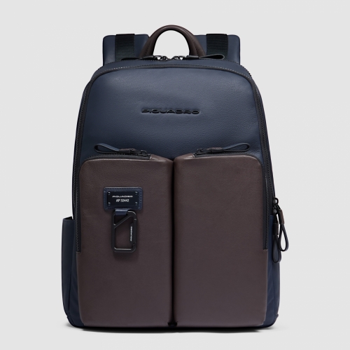 Кожаный мужской рюкзакPiquadro Harper CA3869AP/BLUTM 40 x 32 x 15 см