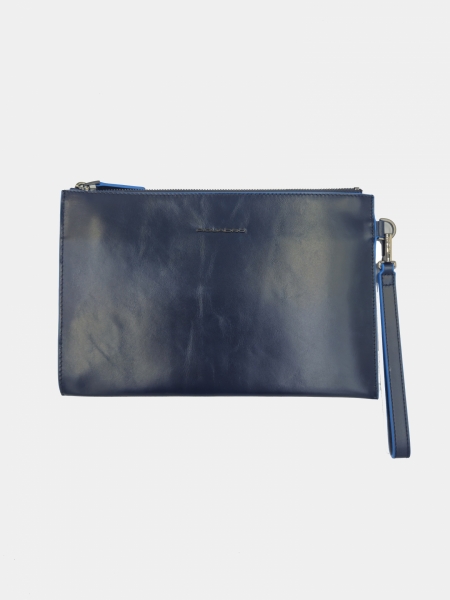 Клатч мужской Piquadro AC5099B2/BLU2 кожаный синий26 х 17 х 2 см
