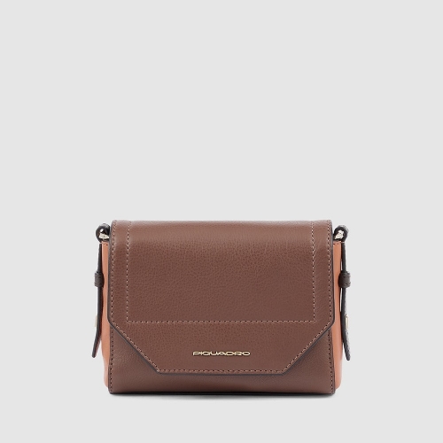 Женская сумка через плечо Piquadro CA6214W92/MAR кожаная коричневая Circle 16,5 x 13 x 6 см