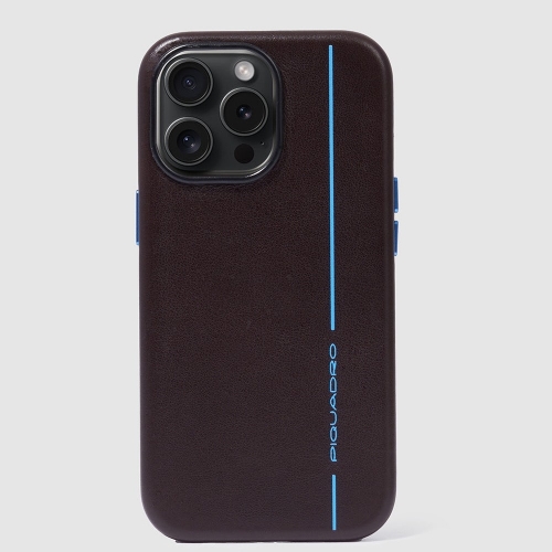 Кожаный чехол Piquadro AC6440B2/MO для iPhone®15 Ultra 6,7'' коричневый Blue Square 16,4 x 8,1 x 1,1 см