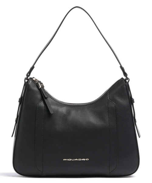 Компактная женская сумка Piquadro CA6337W92/N кожаная черная Circle 29.5 х 23 х 6.5 см