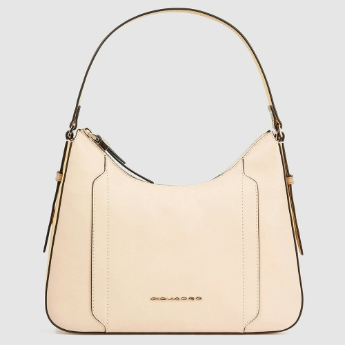 Компактная женская сумка Piquadro CA6337W92/ROG кожаная розово-жёлтая Circle 29.5 х 23 х 6.5 см