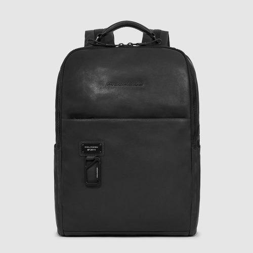 Кожаный рюкзак Piquadro CA4818AP/N мужской черный Harper 39 х 30 х 12 см