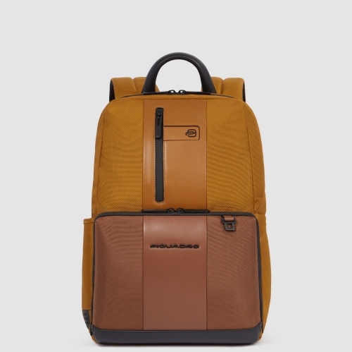 Рюкзак для ноутбука мужскойЖелтый, Табачный38,5 x 29 x 15 см