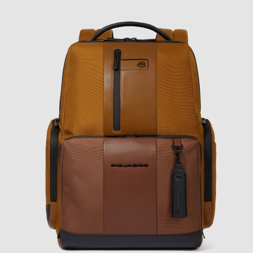Рюкзак для ноутбука мужскойЖелтый, Табачный42,5 x 33 x 18 см