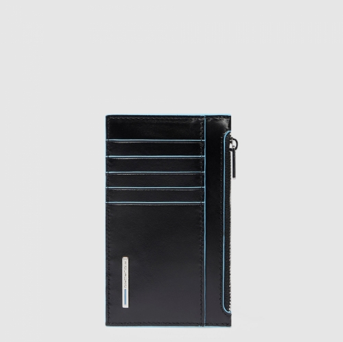 Чехол Piquadro PP6561B2R/N для банковских карт черный Blue Square 13.5 x 8.0 x 1.0 см
