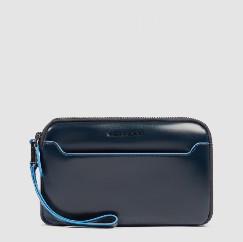 Клатч с двумя отделениями Piquadro AC6901B2R/BLU2 синий21 x 13.5 x 4 см