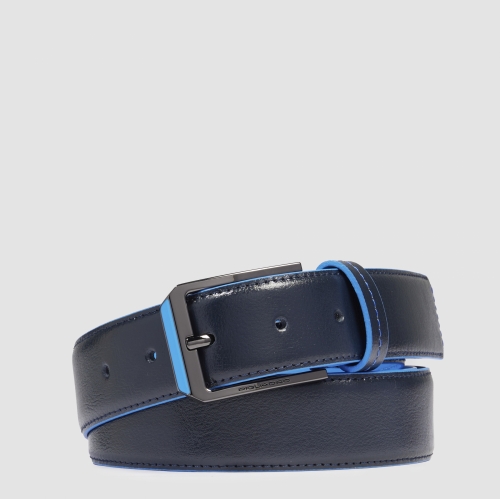 Ремень Piquadro CU6743B2/BLU2 мужской кожаный синий Blue Square 125 X 3,5 X 0,3 см