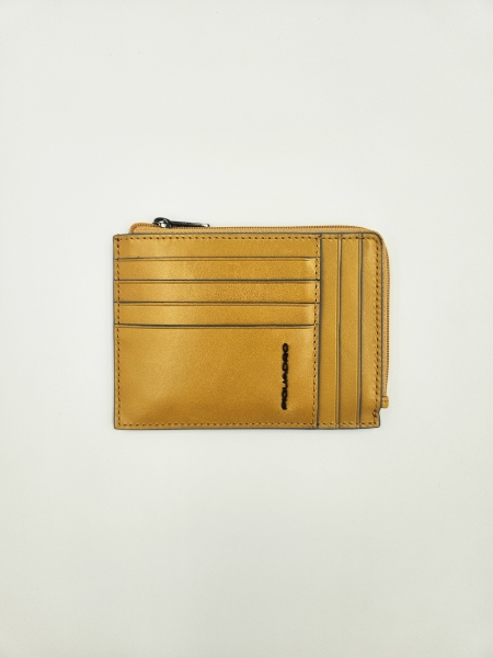 Чехол Piquadro PU1243B2R/G для кредитных карт желтый Blue Square 12,5 x 9 x 1 см